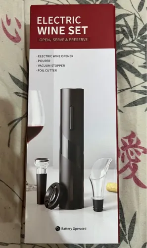 Abridor de Vinho Elétrico