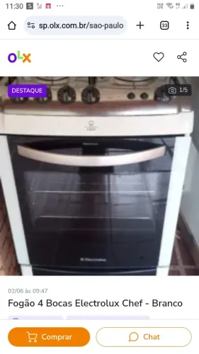 Fogão Electrolux  4 bocas