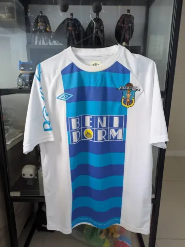 Camisa Benidorm CF - Titular 2010/11 - Tam M - ORIGINAL UMBRO - RARIDADE