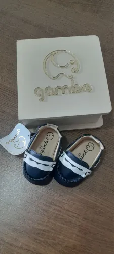 Sapatinho Mocassim Gambo Azul
