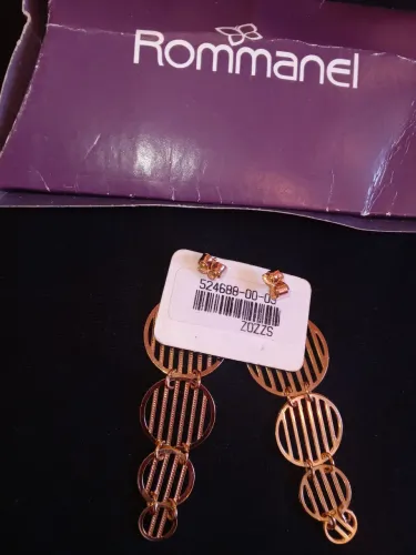 Brincos Rommanel (leia a descrição)