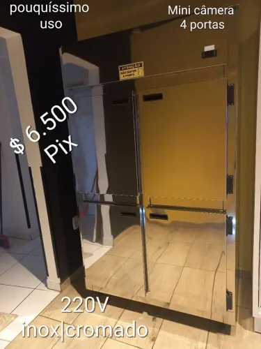 Mini câmera geladeira 