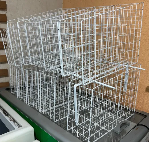 Cestos para freezer expositor (polpas, picolés e outros).