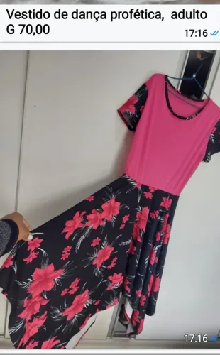 Vestido de dança profética adulto