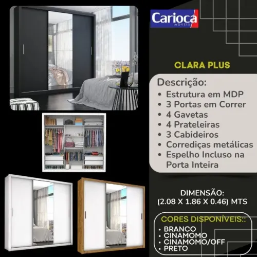 Roupeiro Clara Plus Novo