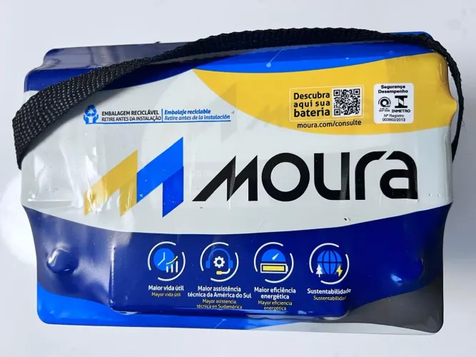 Bateria Carro Moura M60 AD Lacrada