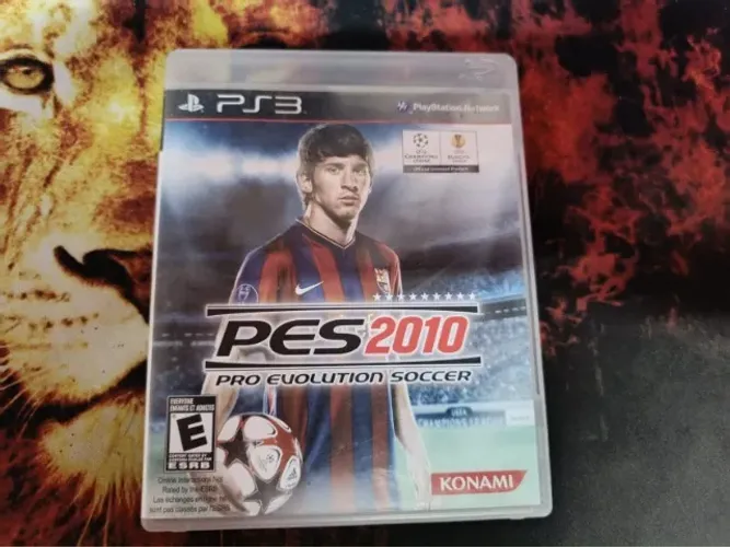 Jogo Game - Pes 2010 Ps3 - Playstation 3- Midia Fisica