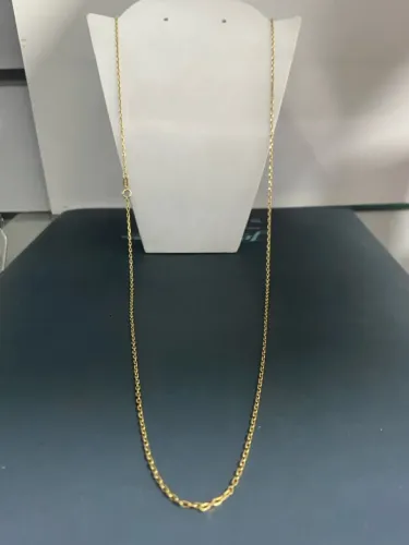 Corrente de ouro 18k cadeado maciço