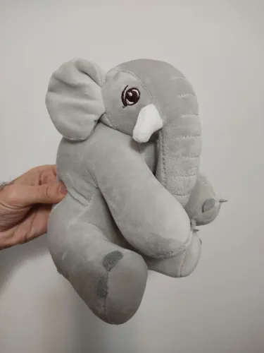 Pelúcia de Elefante Cinza 20cm