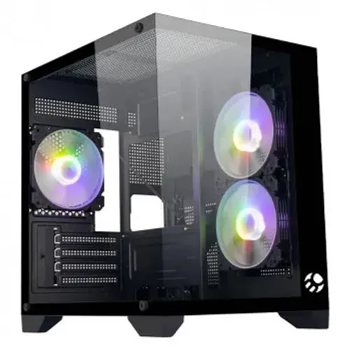Gabinete Gamer Bluecase Soul Pro, mATX, Lateral Vidro, USB3.0, Com 3x Fans, S/ Fonte, 