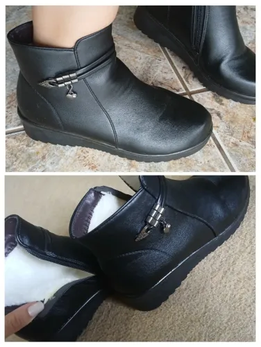 NOVA!Bota coturno forrada