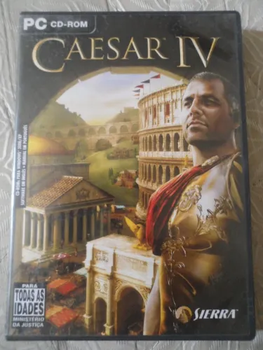 jogo PC CD-ROM Caesar IV Sierra 2006 dois discos