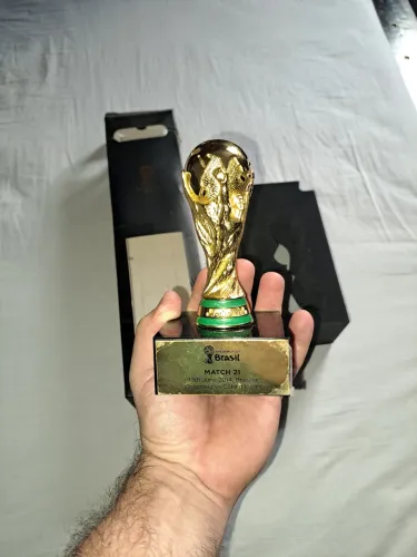 Miniatura Troféu Réplica Copa do Mundo Brasil 2014 Oficial