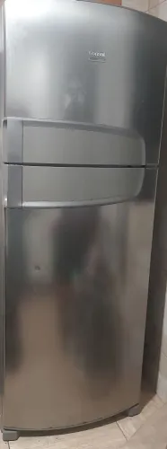 Geladeira Refrigerador Duplex 441 Litros Inox Cônsul