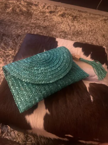 CLUCTH JULIA LE LIS BLANC VERDE MENTA NOVA