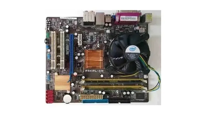 Kit placa mae socket 775 ddr 2 4gb