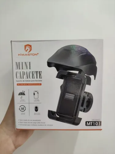 SUPORTE DE CELULAR PRA MOTO (MODELO CAPACETE)
