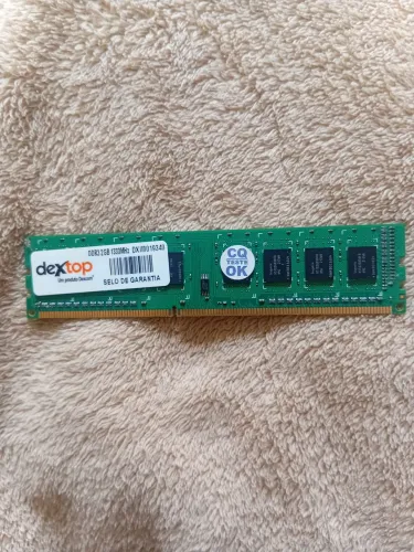Memória ram com defeito ddr3 de 1333mhz (1x)