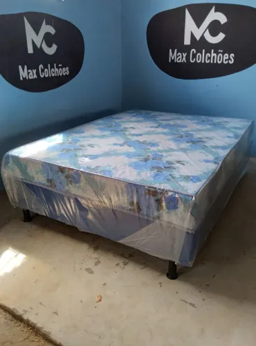 Cama Box Casal Espuma.
