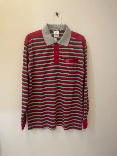 Camisa Polo Lacoste manga longa 