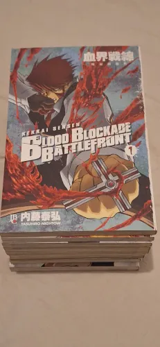Mangá Blood Blockade Battlefront Vols 01 ao 10