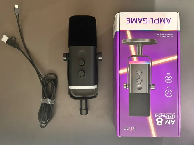 Microfone Fifine AM8 + Braço articulado(brinde)