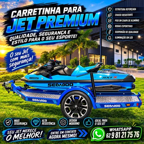 Carretinha pra jet Premium
