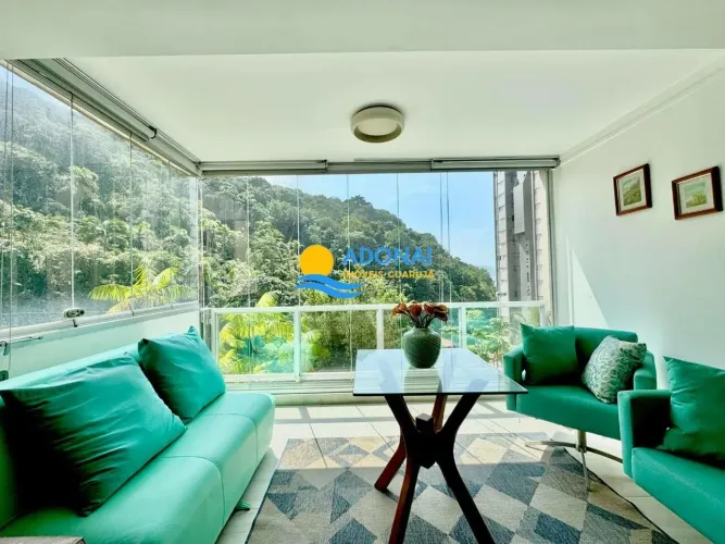 Apartamento beira-mar com lazer Pitangueiras Guarujá