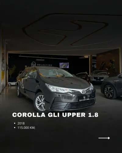 Toyota Corolla GLI Upper 1.8 Flex 16V Aut. 2018