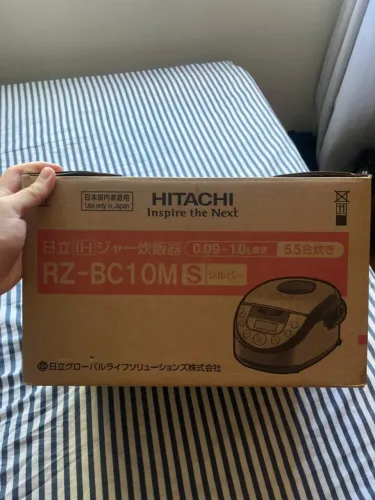 Panela de arroz Hitachi RZ-BC10M S silver - Aceito ofertas