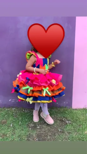 Vestido junino (São João) infantil
