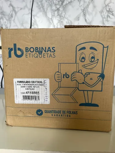 Formulário contínuo RB Bobinas & Etiquetas 