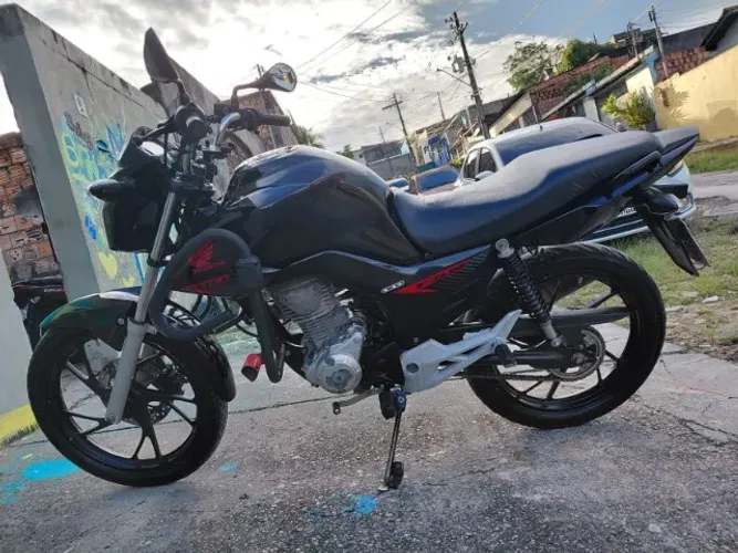 MOTO HONDA / CG 160 FAN, ANO DE FABRICAÇÃO 2020 MODELO 2021, COR PRETA
