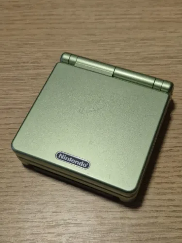 Game Boy Advance SP IPS Pearl Green - Raro