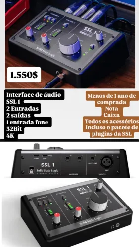 Interface de Áudio SSL 1
