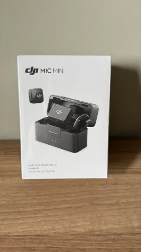 DJI Mic Mini - Microfone Sem Fio Novo