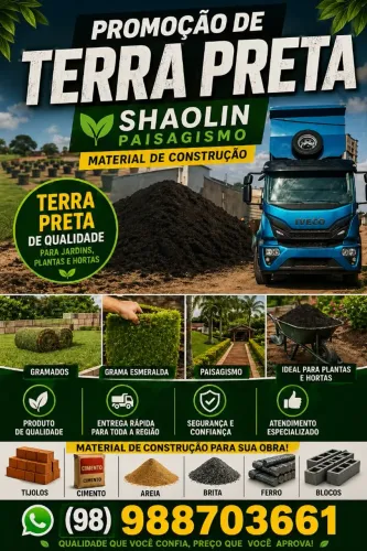 Terra preta promoção 
