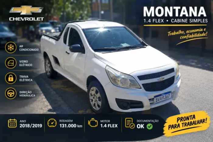 Chevrolet Montana LS 1.4 Econoflex 8V 2P 2019