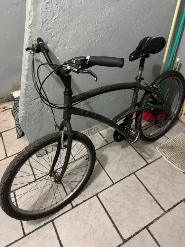 Bicicleta aro 26 Caloi confort quadro de alumínio toda shiamano, pneus em ótimo estado