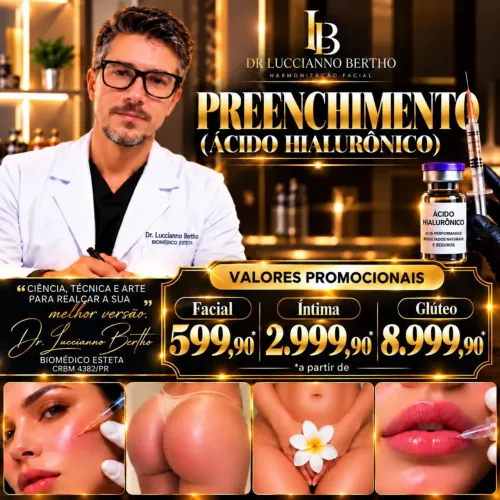 Preenchimento com Ácido Hialurônico Resultado Imediato