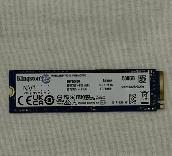 Ssd Nvme Kingston 500gb (Aceito Cartão )