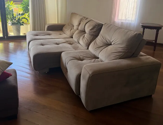 Sofá retrátil 5 lugares
