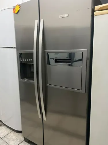 GELADEIRA ELECTROLUX SIDE BY SIDE INOX