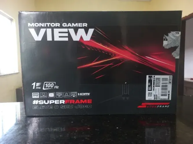 Monitor Gamer SuperFrame View 23.8" - Painel IPS 100Hz (Com Nota Fiscal)