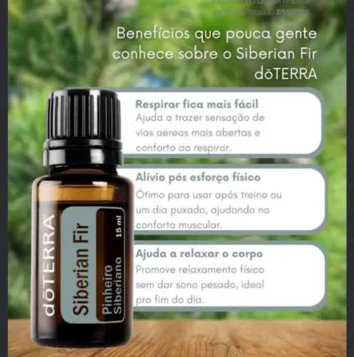 Óleo essencial Ciberian Fir - 15ml