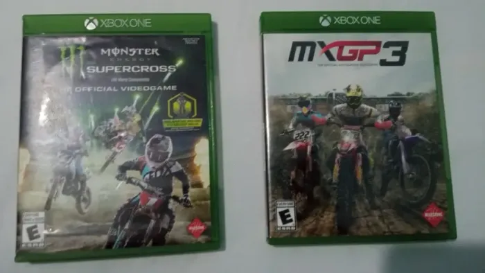 Lote jogos Xbox One - Monster Energy Supercross e MXGP3