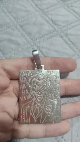 Pingente de Prata 925 Coringa para Correntes até 10mm