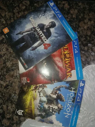 Jogos mídia física Ps4.