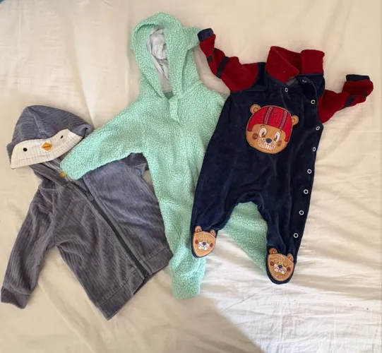 Roupa de frio bebê - 1 a 4 meses