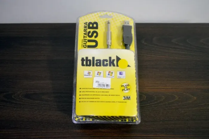 Cabo para Guitarra USB-P10 tblack | Guitarra para PC | 3 Metros | Estado de Novo